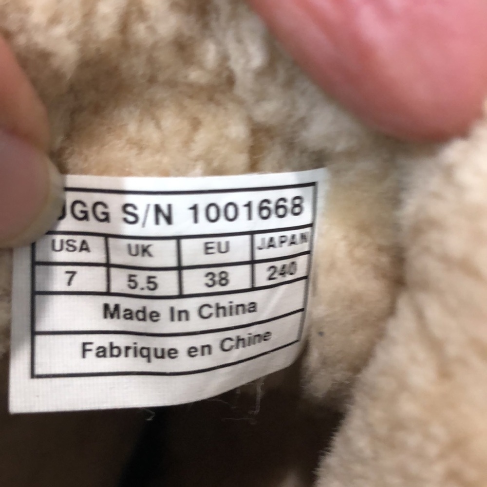 UGG Australia Womens Tanasa Knit, Black Suede Winter Boots Size 7 - Picture 6 of 10